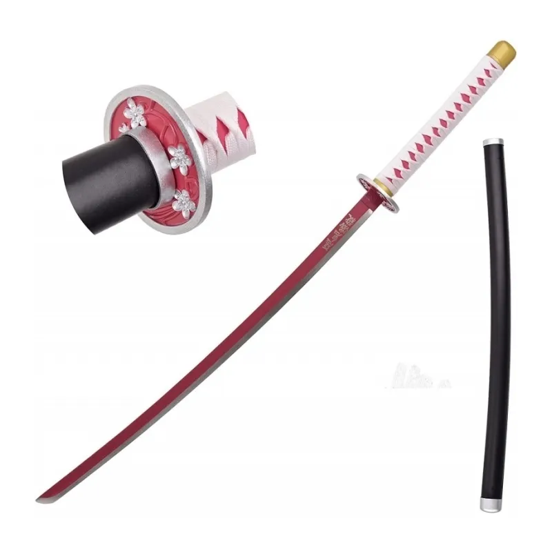 Katana Non Affilata Acciaio Replica Demon Slayer Kanao Tsuyuri SH663D.55